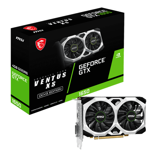 MSI GeForce GTX 1650 D6 VENTUS XS OCV3 Graphics Card